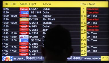 ISRAELIS RETURN in the first El Al flight to Israel since the beginning of Operation Roaring Lion, March 5, 2026.