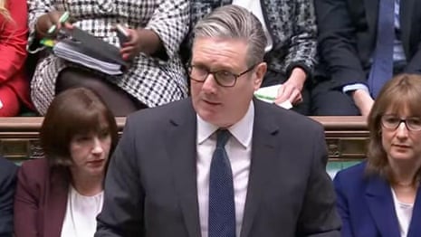 PMQs: Keir Starmer takes questions in parliament – watch live