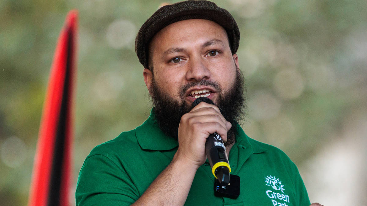 Green Party deputy leader blasts 'inherently racist’ claims he was supporting Iran's Supreme Leader at London rally