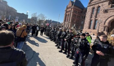 Queen’s Park student protest: several people arrested