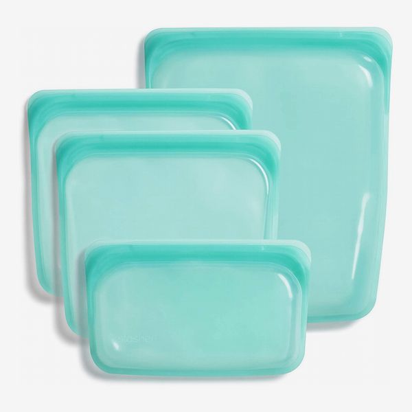 Stasher Reusable Storage Bag, 4-Piece Bundle Set