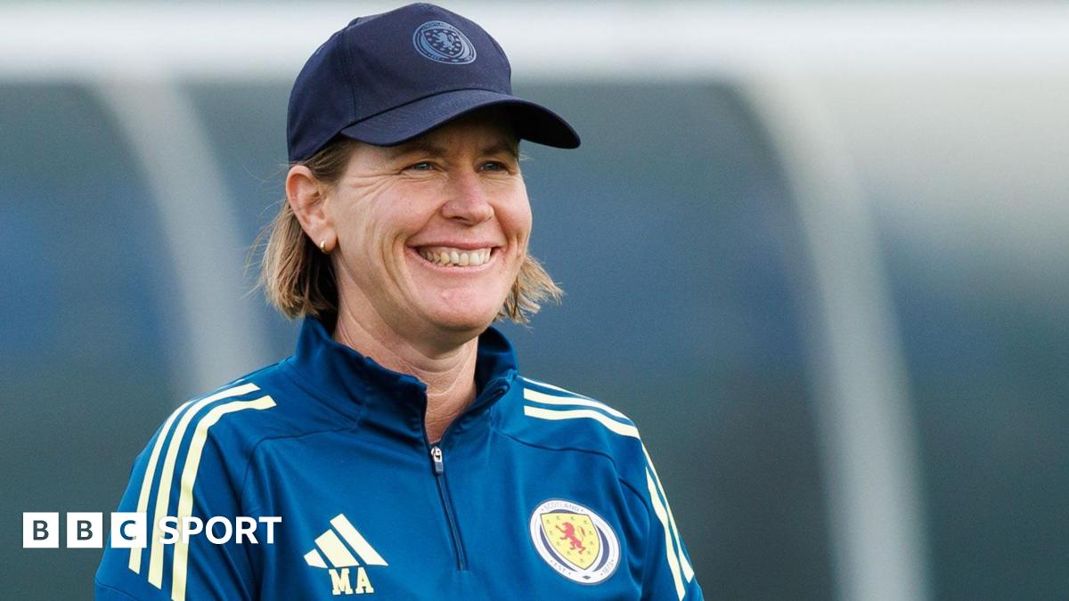 Scotland Head Coach Melissa Andreatta during a Scotland Women's National Team training session at the Oriam