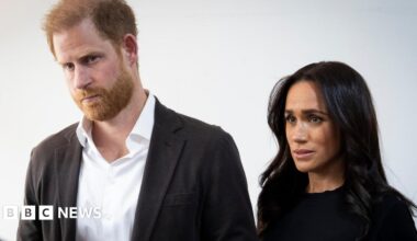 A montage image, Rachel Reeves is in black and white on the left, and a red treated image of a building lying in ruins in Iran is in the background. A headshot of Laura Kuenssberg with her arms crossed in a pink blazer is to the left.