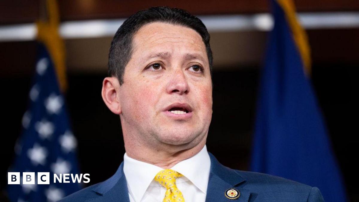 Gonzales, seen speaking at an event in Congress