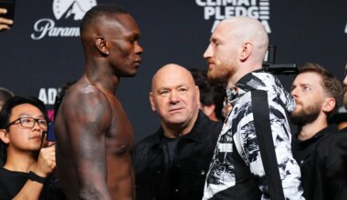Israel Adesanya vs. Joe Pyfer results of every fight
