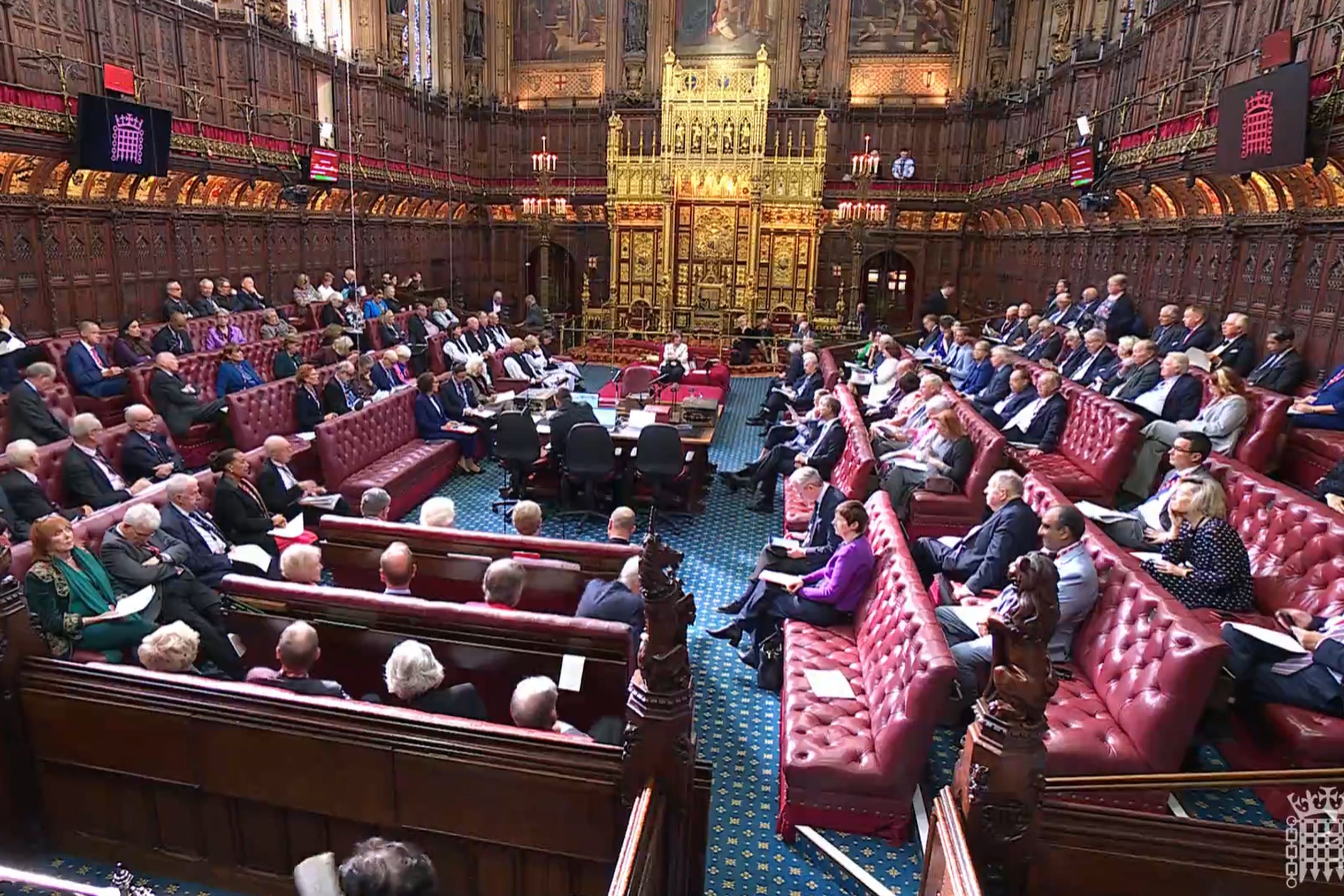 The House of Lords currently has 85 sitting hereditary peers