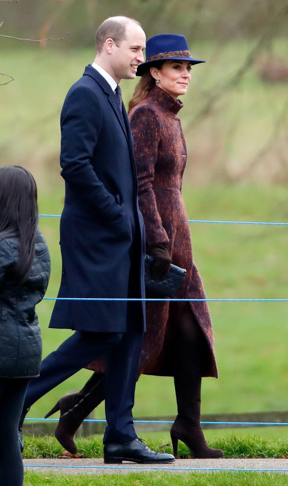 Members of the Royal Family Attend Sunday Church Service At Sandringham