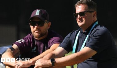 Brendon McCullum and Rob Key