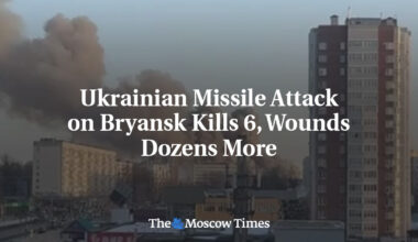Ukrainian Missile Attack on Bryansk Kills 6, Wounds Dozens More