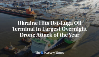 Ukraine Hits Ust-Luga Oil Terminal in Largest Overnight Drone Attack of the Year