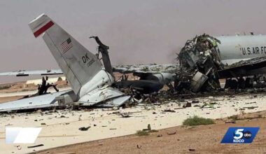 AWACS from Tinker Air Force Base damaged in Iran strike