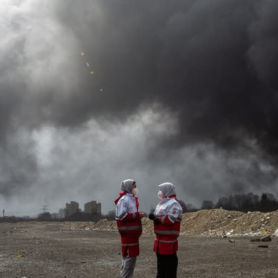 The Israeli military struck several...