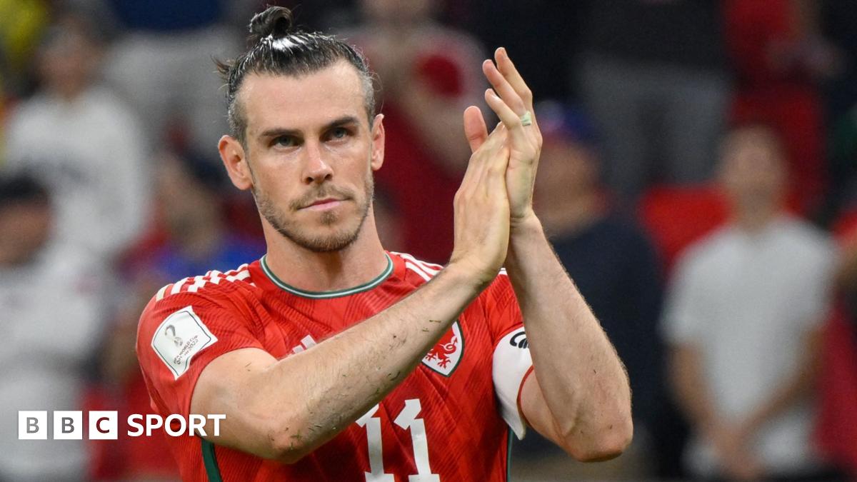 Gareth Bale applauds fans at the end of a Wales game