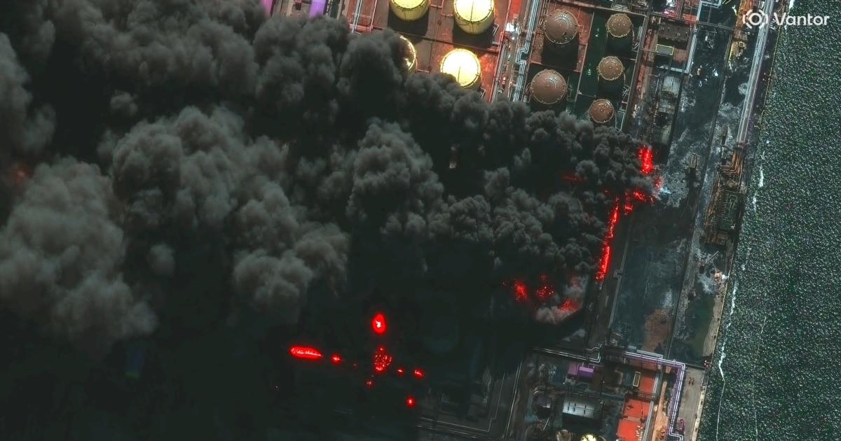 Key Russian Oil Terminal Hit Again By Drones; Zelenskyy Threatens More Strikes On Russia Facilities