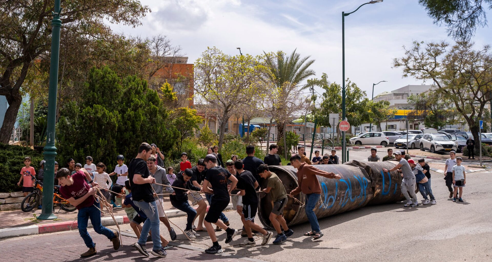 A look at the giant Iranian missile hulls scattered across Israel and the West Bank