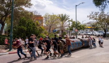 A look at the giant Iranian missile hulls scattered across Israel and the West Bank