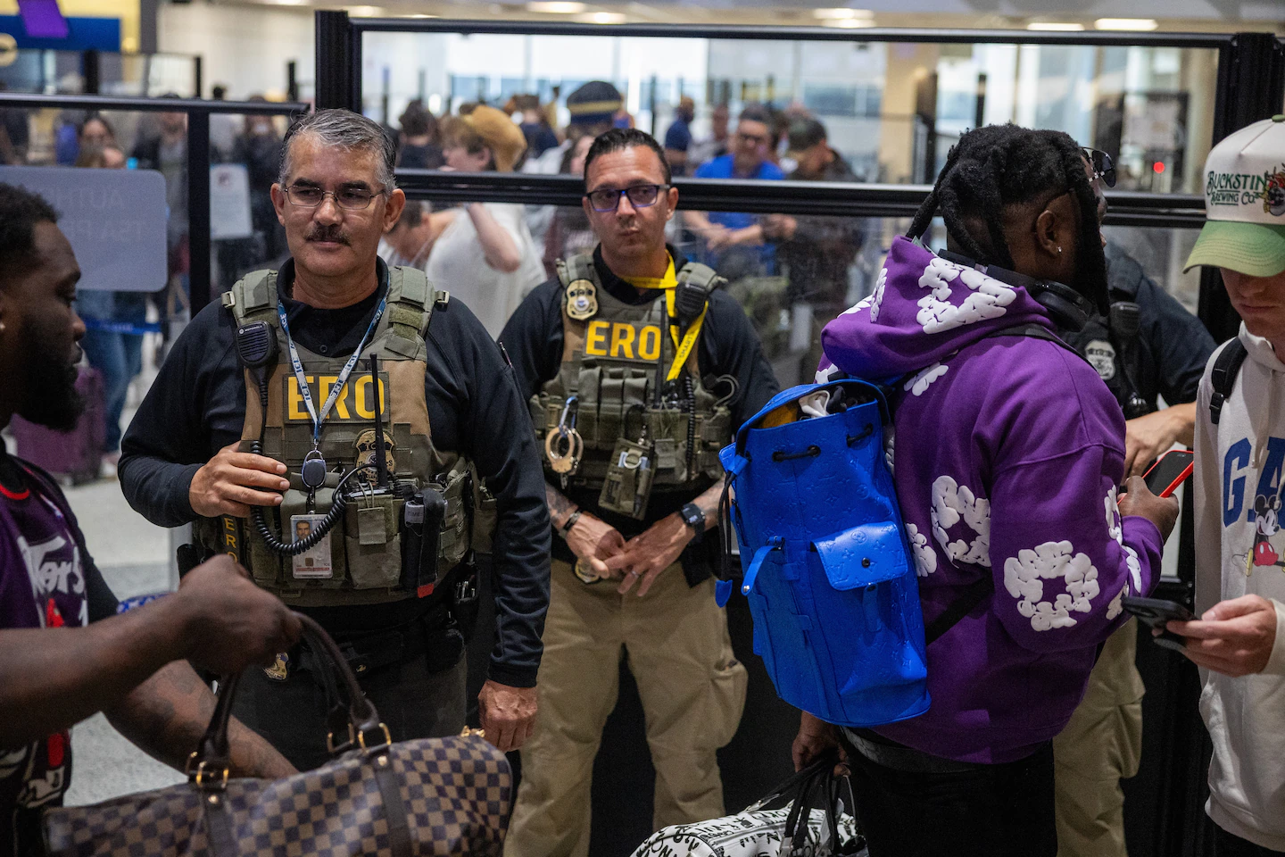 ICE agents are patrolling U.S. airports. Here’s what travelers should know.