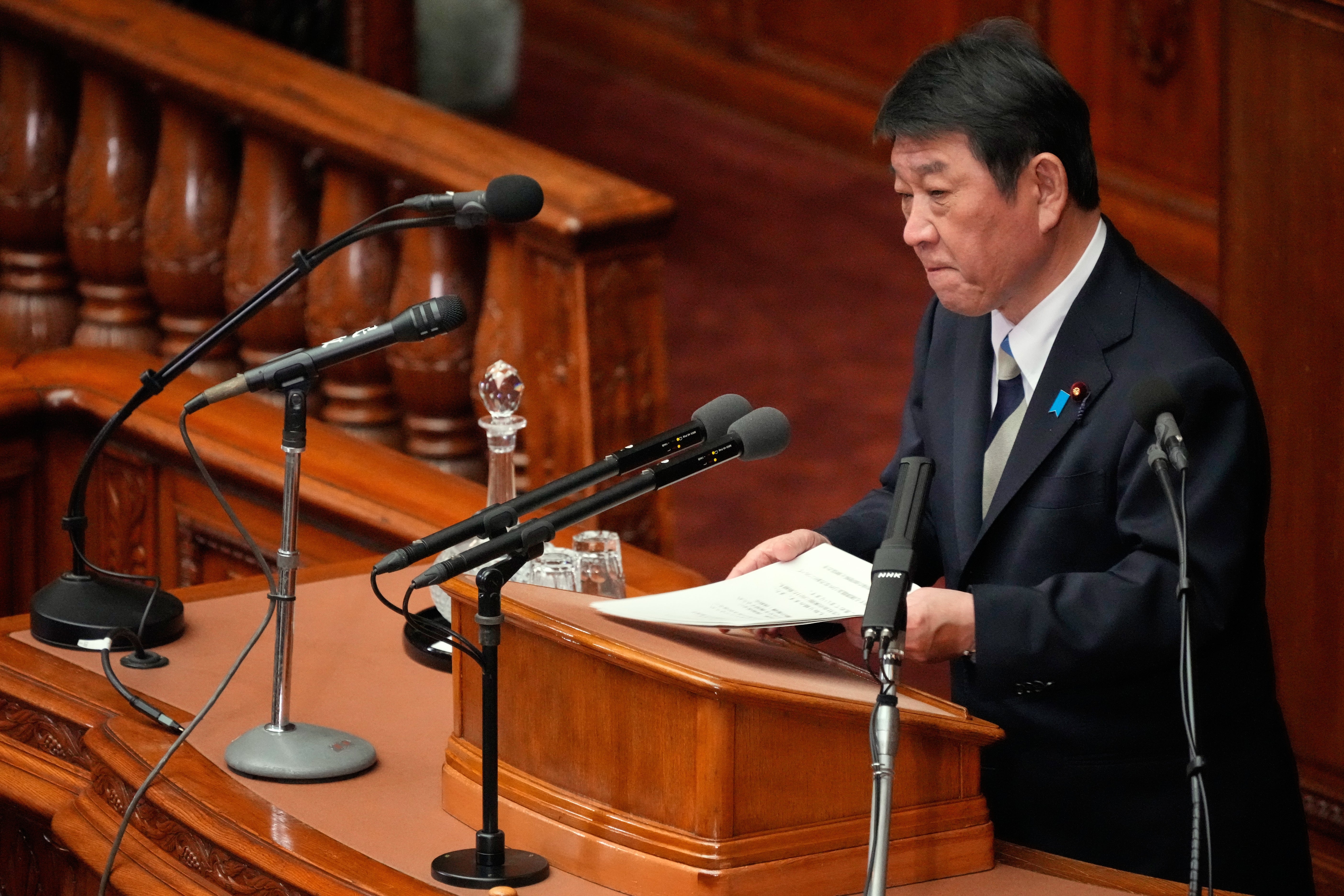 Japan foreign minister Toshimitsu Motegi