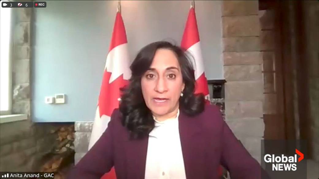 Click to play video: 'Anand reiterates Canada will not participate in Iran war'