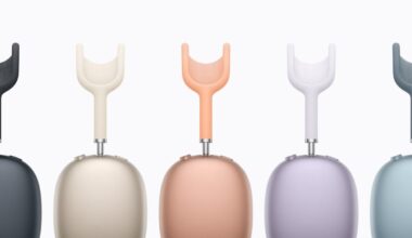 array of new Apple AirPods Max 2 colors