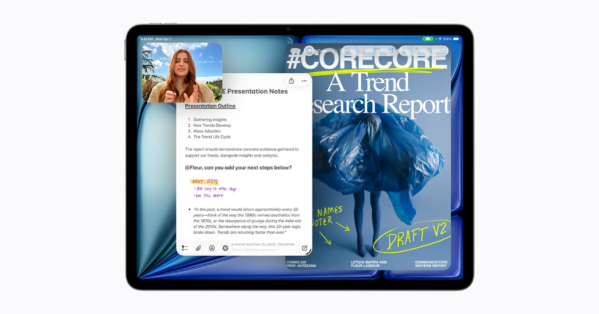 Apple introduces the new iPad Air, powered by M4