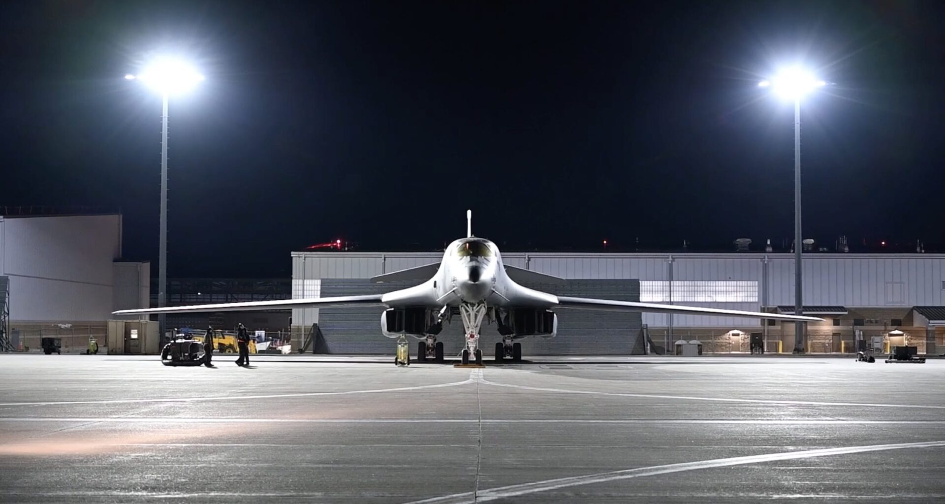 B-1 Bombers Hit Iran as Fighters Keep Flowing into Theater