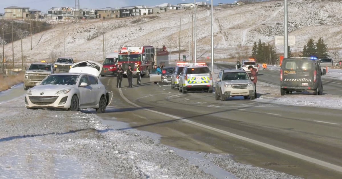 Man changing tire hit by vehicle on Nose Hill Drive N.W. - CTV News