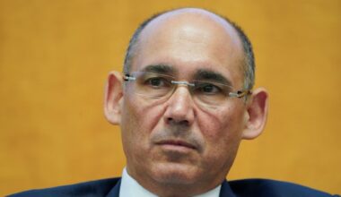 Bank of Israel Governor Amir Yaron listens to remarks on "Monetary Policy Challenges in a Global Economy" during the international Monetary Fund's (IMF) annual research conference on "Global Interdependence" in Washington, U.S., November 9, 2023. (Reuters/Kevin Lamarque)