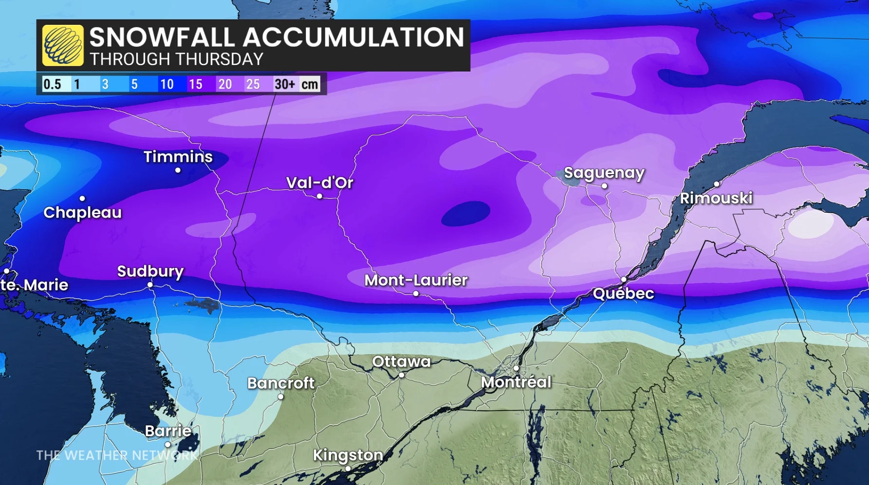 Baron - Quebec snow - Mar 9