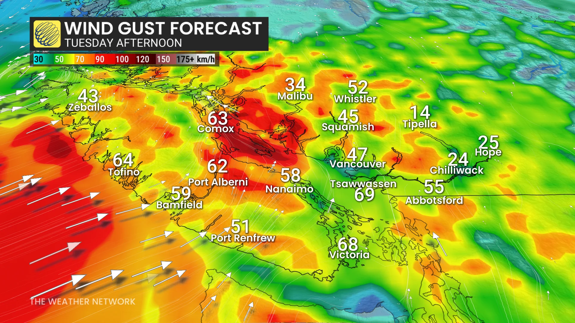 Baron - West winds Tuesday - Mar 24
