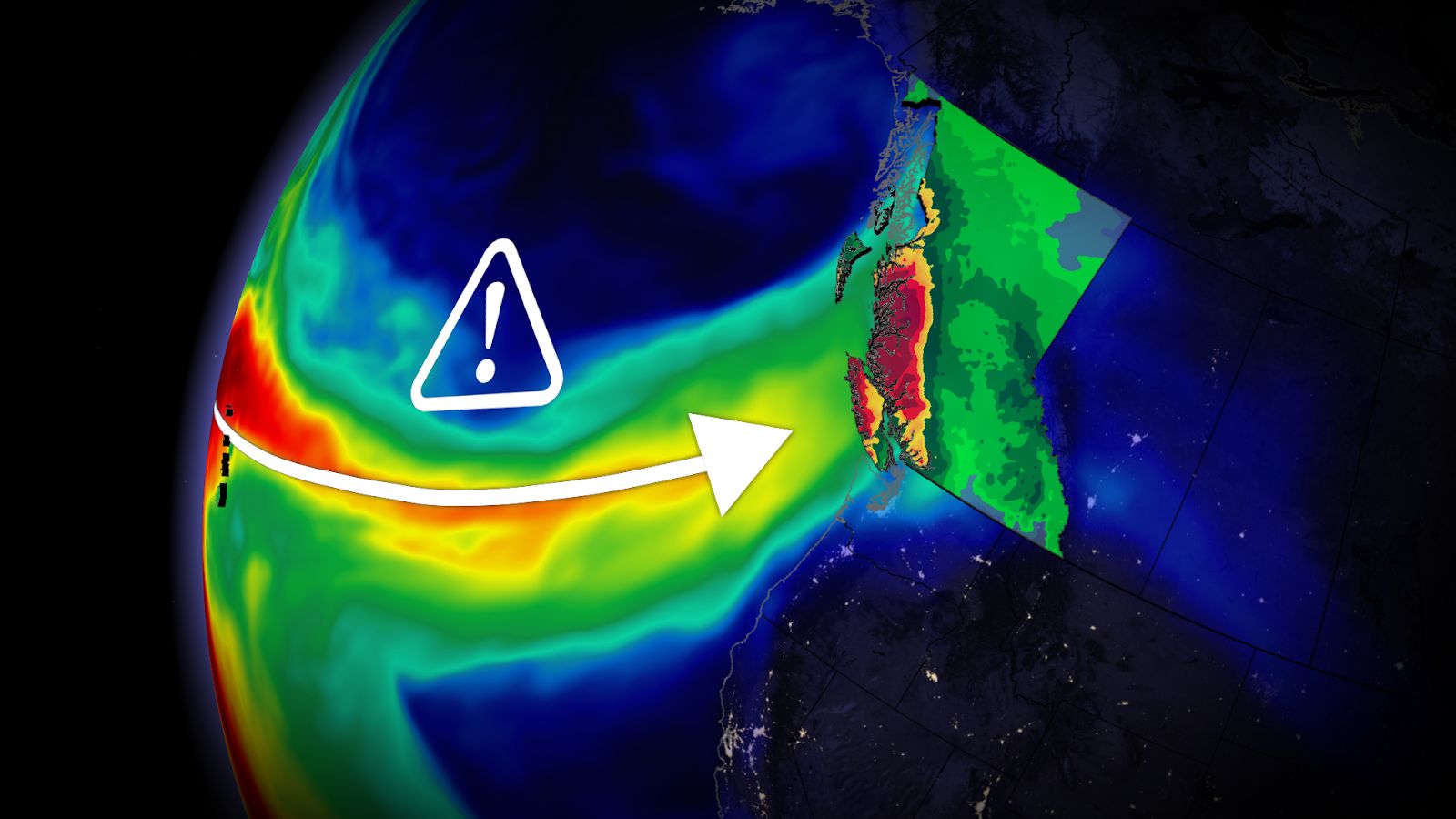 Parts of B.C. could see 100 straight hours of rainfall this week