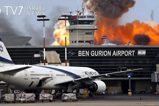 Iran Launches Fresh Strikes on Ben Gurion Airport, Israel