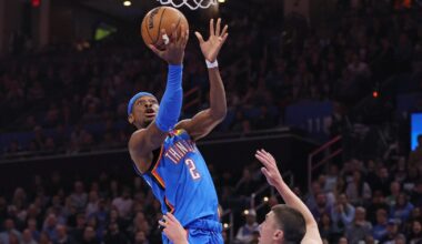 Oklahoma City Thunder’s Shai Gilgeous-Alexander passes Chamberlain, sets record with 127th consecutive 20-point game