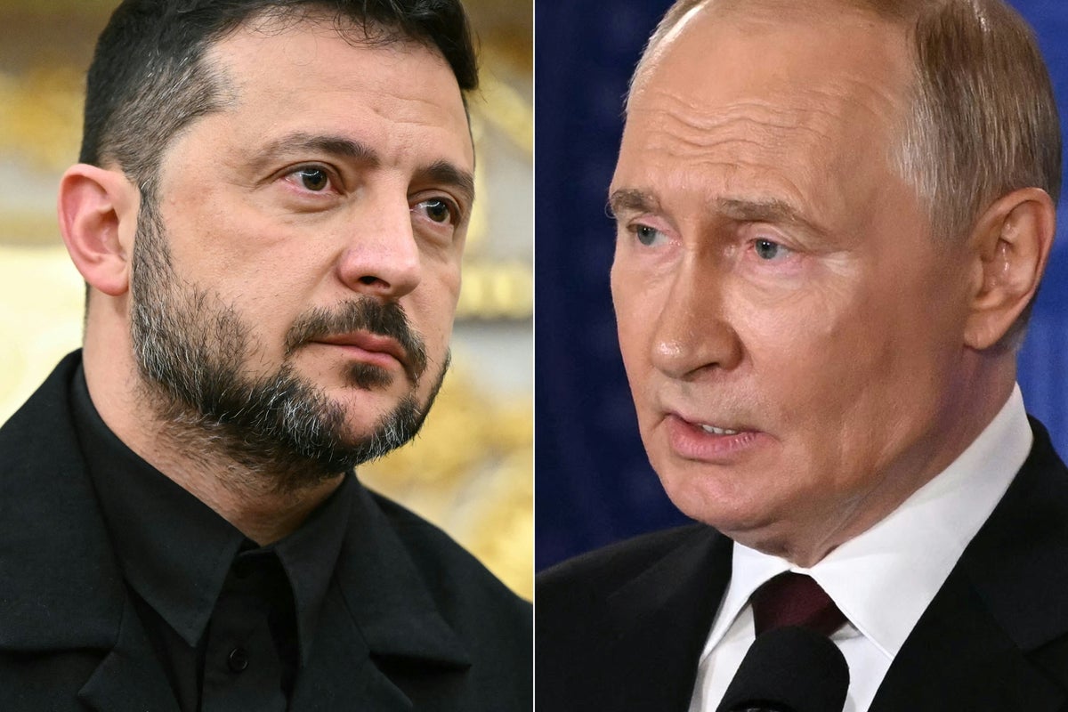 Ukraine-Russia war live: Zelensky touches down in UK for talks with Nato chief and Starmer