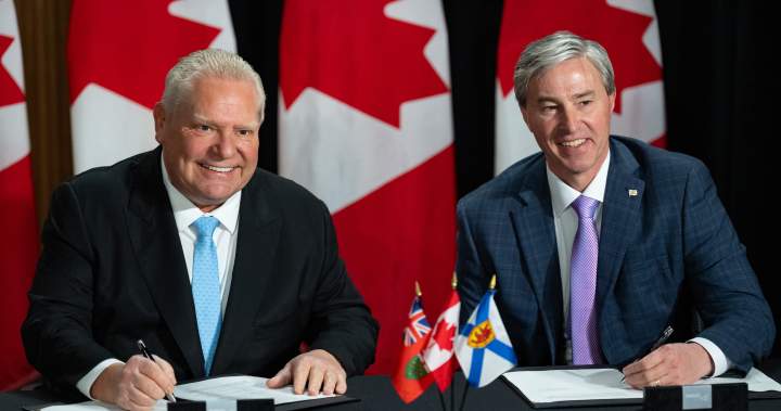 Ontario, N.S. sign agreement to sell alcohol across provincial borders