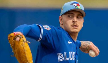 Blue Jays option Tiedemann and Bloss, re-assign three pitchers
