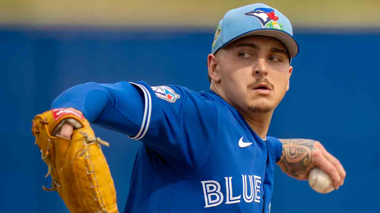 Blue Jays option Tiedemann and Bloss, re-assign three pitchers