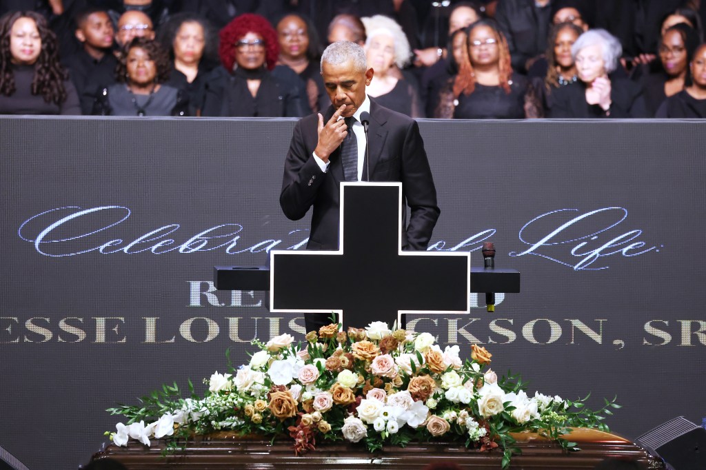 Ex-presidents attend Rev. Jesse Jackson funeral in Chicago
