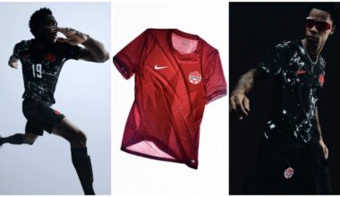Canada had no new kits at the 2022 World Cup, so it’s swinging big in 2026