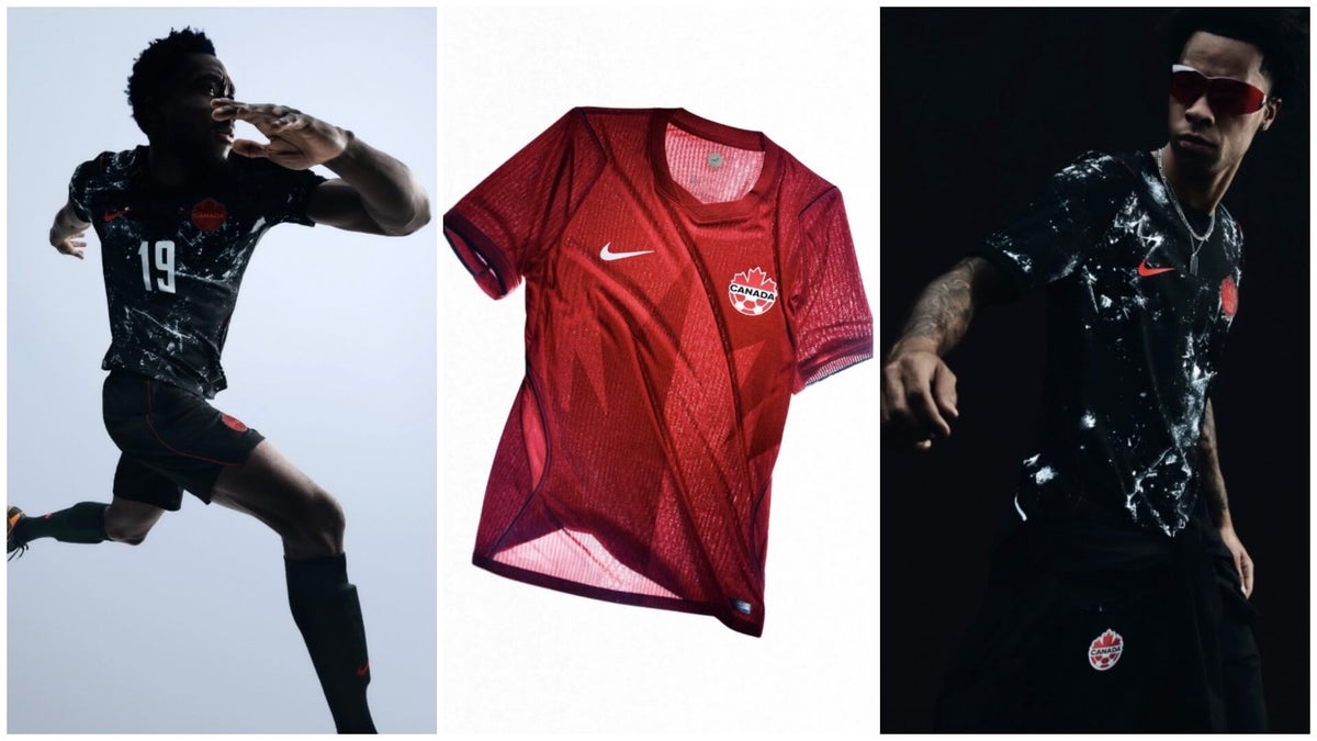 Canada had no new kits at the 2022 World Cup, so it’s swinging big in 2026