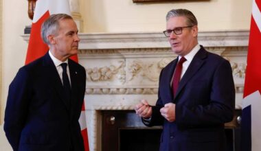 Carney, Starmer meet in London as Iran war upends global shipping - National