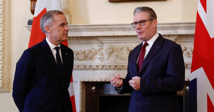 Carney, Starmer meet in London as Iran war upends global shipping - National