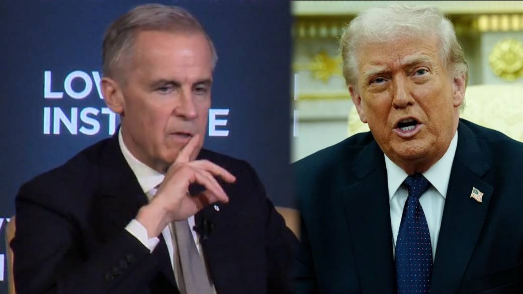 Click to play video: '‘It’s not easy’: Carney speaks frankly about dealing with Trump'