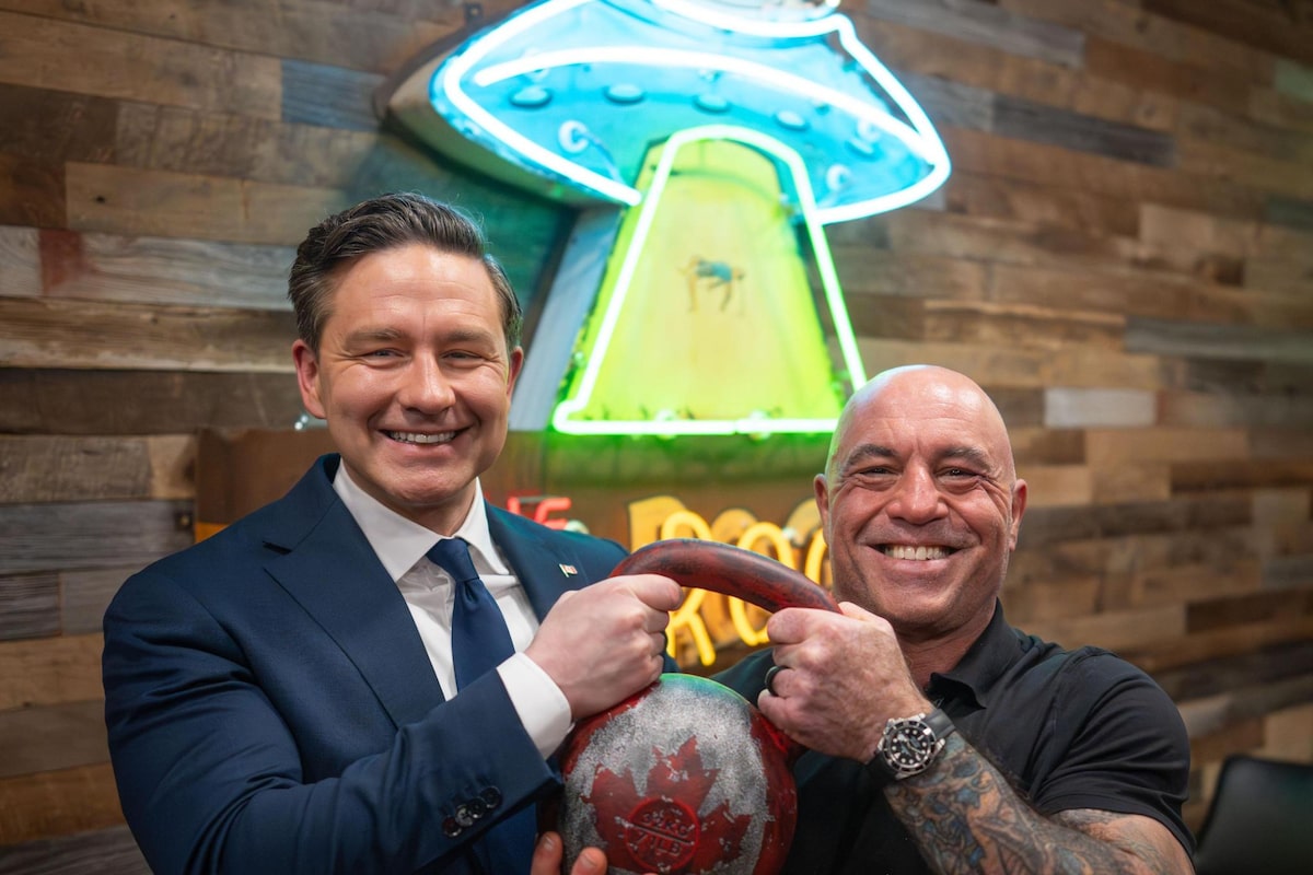 Pierre Poilievre and Joe Rogan talk a little bit about politics and so much about kettlebells