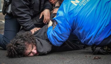 Mayhem at Gracie Mansion: NYPD confirms dud bombs lobbed at protesters in close call with terror