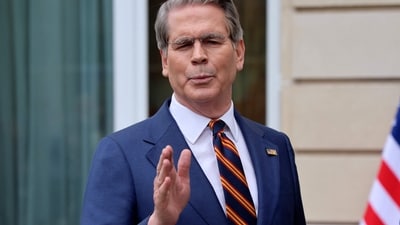 US Treasury Secretary Scott Bessent said US could remove sanctions from Iranian crude stranded in the sea. (AFP)