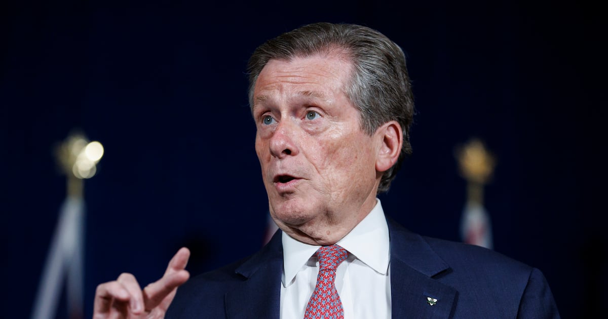 Former Toronto mayor John Tory announces he won’t run in upcoming election - CTV News