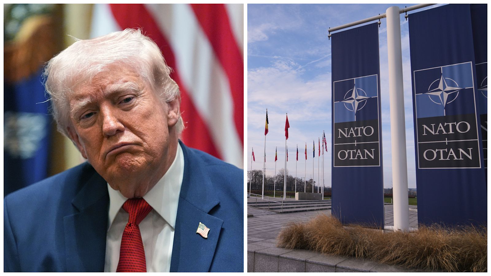 Iran 'begging to make a deal' says Trump as he directs anger at NATO once again