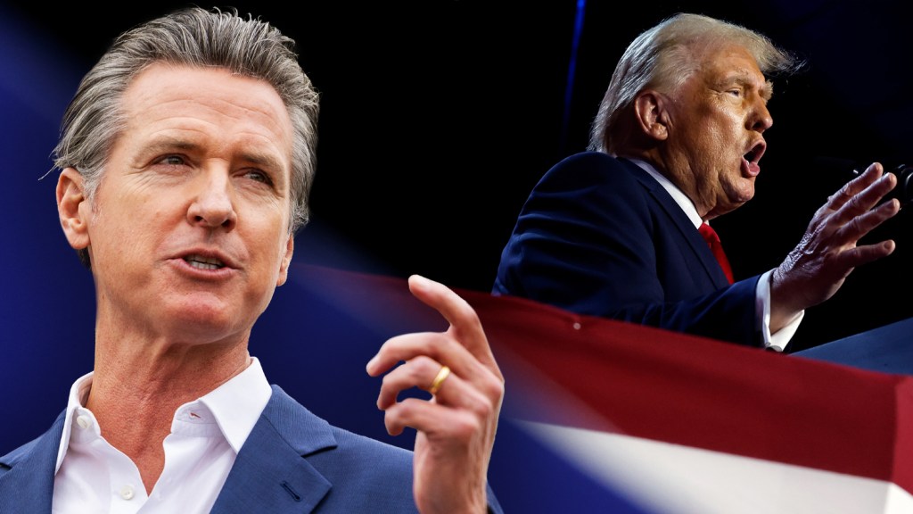Trump Boosts About Crushing Legacy Media, Newsom Mocks