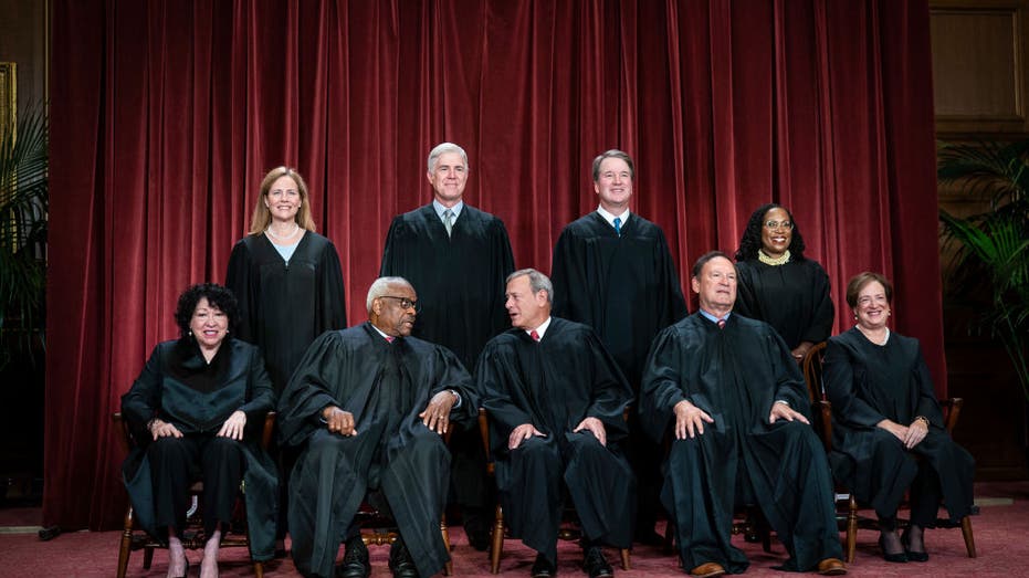 the nine members of the supreme court